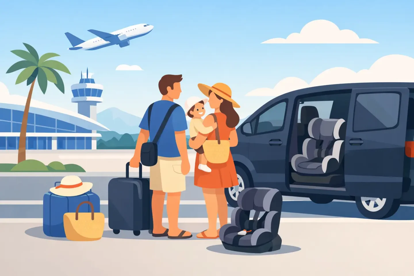 Airport Transfer With Child Seats In Punta Cana Featured