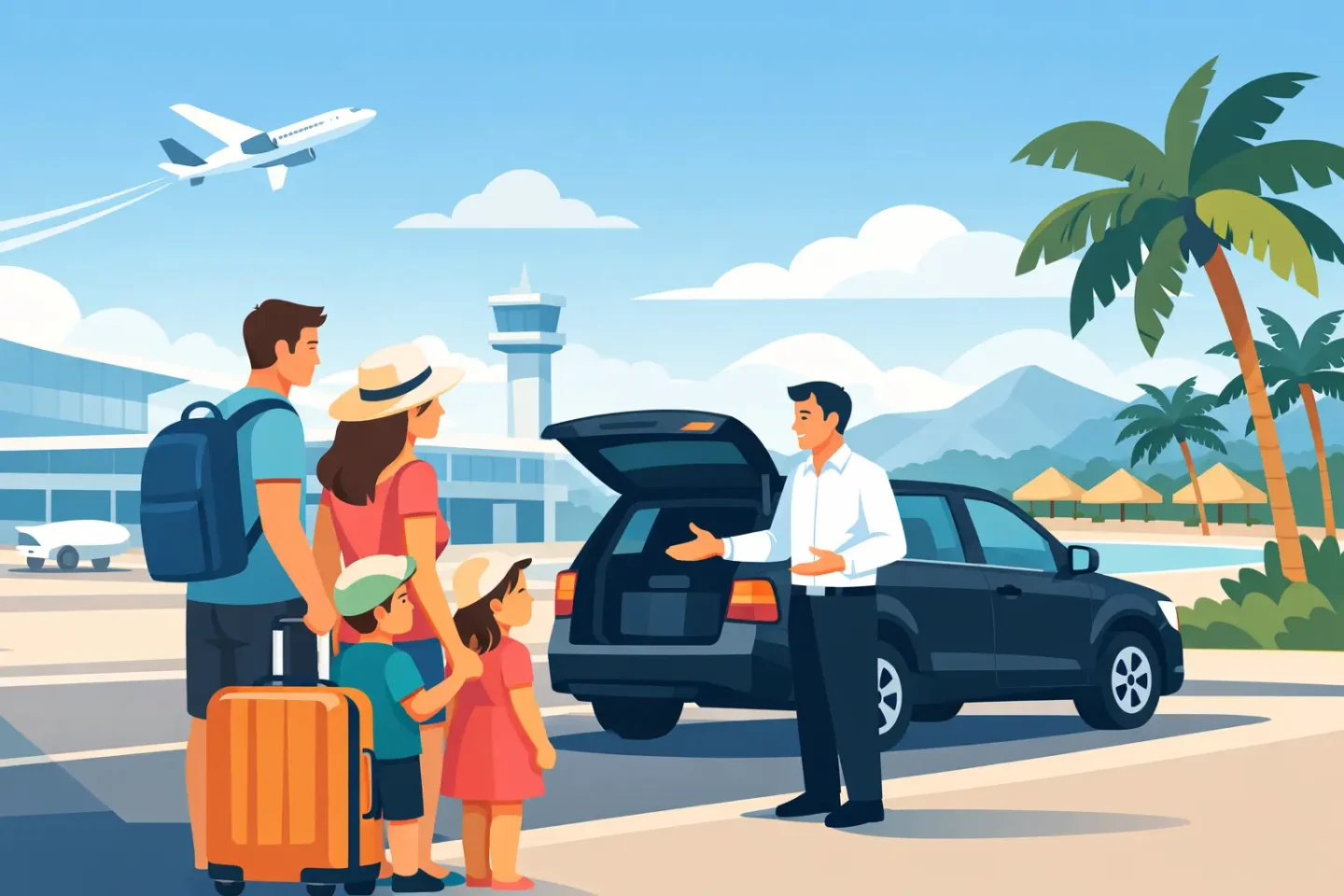 Airport Pickup For Family Vacation In Punta Cana Featured