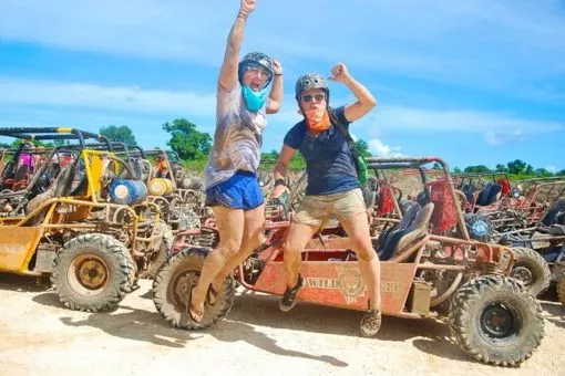 2 guys jumping best punta cana tours