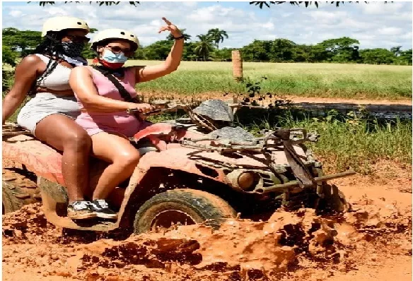 2 ladies on atv best punta cana tours