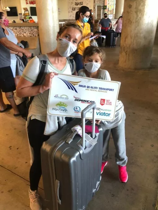 lady with child best punta cana tours